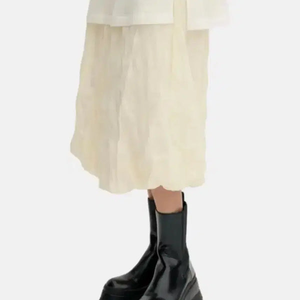 [BUNJANG] EQL Midi Skirt + Mini Balloon Skirt Set / [미니 벌룬스커트 증정]  EQL 미디스커트