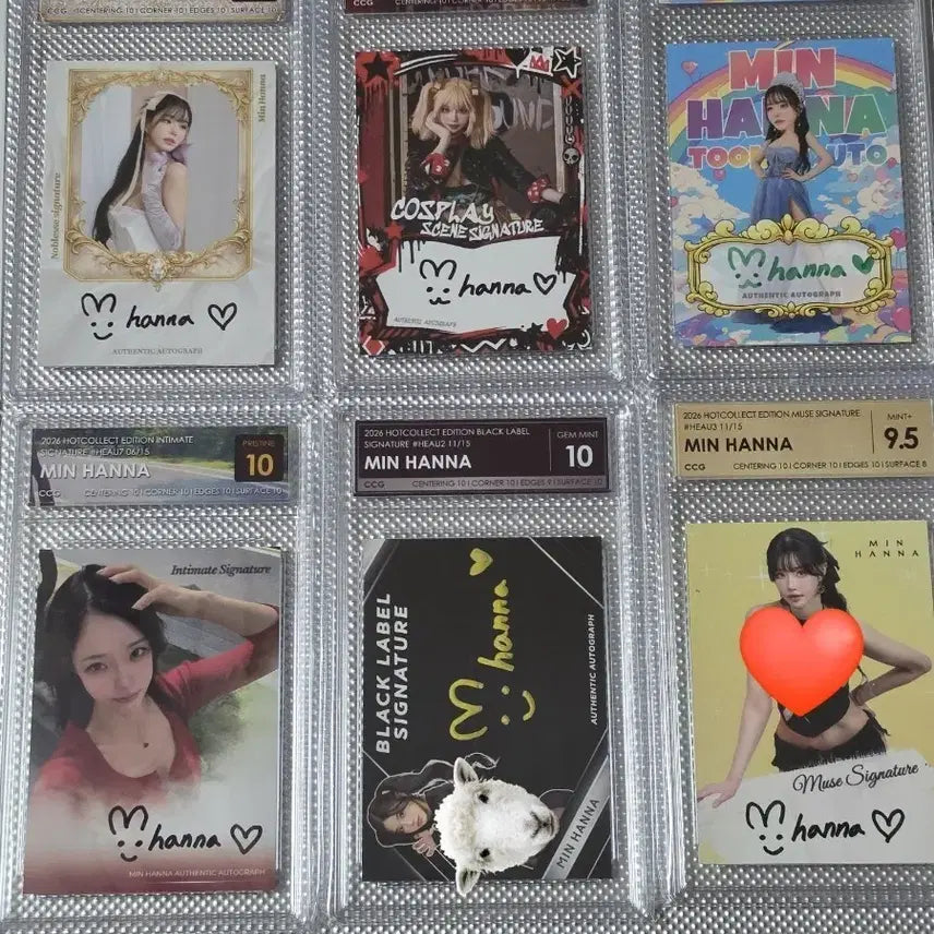 [BUNJANG] Min Hanna Signed Racing Model Card / 레이싱모델 민한나 싸인카드 판매합니다.