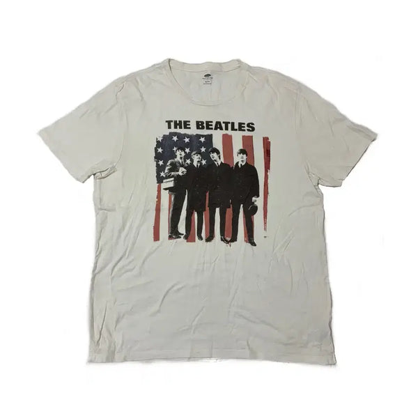 [BUNJANG] The Beatles Vintage US Flag T-Shirt / 비틀즈 빈티지 성조기 티셔츠