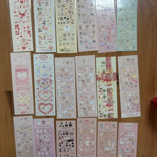 [BUNJANG] Bolzzi Neulhi Sticker Set (33 pcs) / 볼찌 늘히 스티커 33장