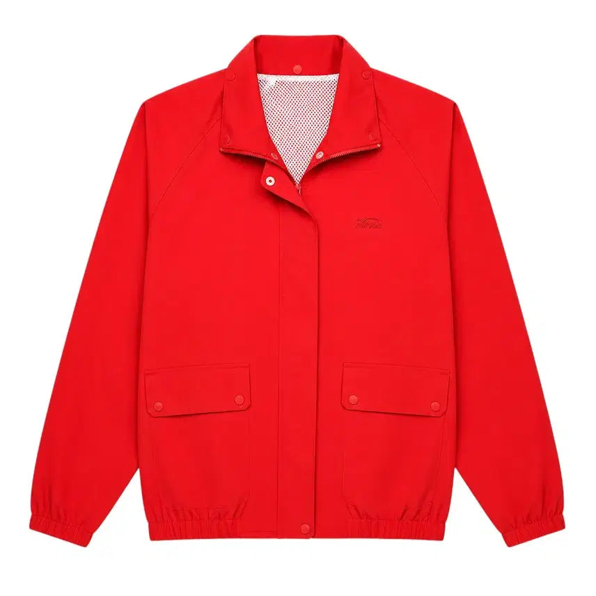 [BUNJANG] Women's Golf Windbreaker Jacket / 여성100/ 팬텀 뒷 로고 골프 바람막이RD 6-28