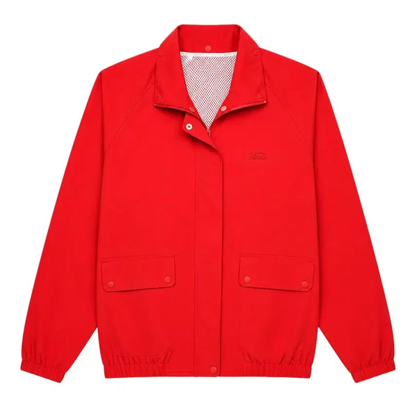 [BUNJANG] Women's Golf Windbreaker Jacket / 여성100/ 팬텀 뒷 로고 골프 바람막이RD 6-28