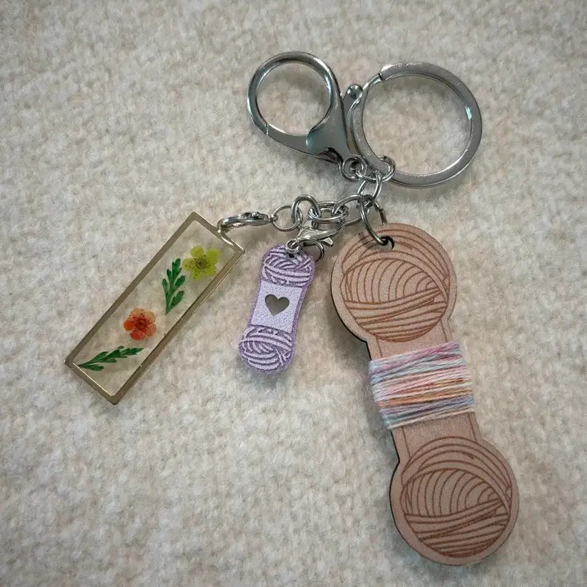 [BUNJANG] Handmade Knit Keychain / 새상품 ) 핸드메이드 뜨개질 키링2