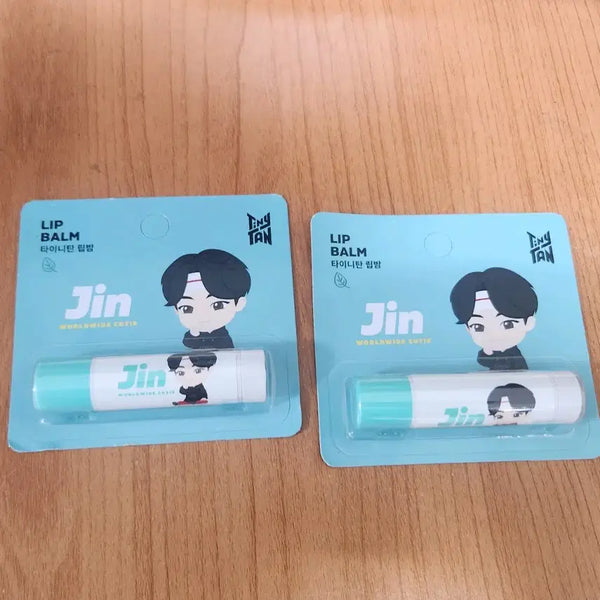 [BUNJANG] BTS Tinytan Lip Balm Bundle Set Jin / BTS 타이타닌 립밤 일괄 진 2개