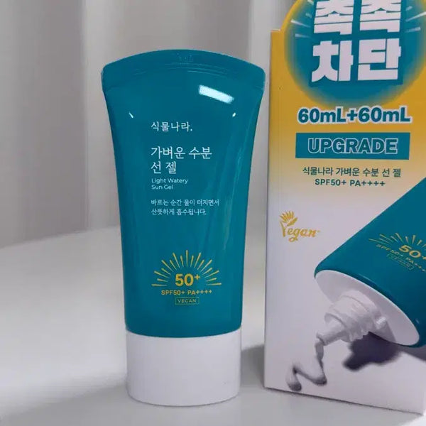 [BUNJANG] Singles Nature Moisturizing Sun Gel SPF / 새상품 식물나라 선크림 가벼운 수분 선 젤 60ml