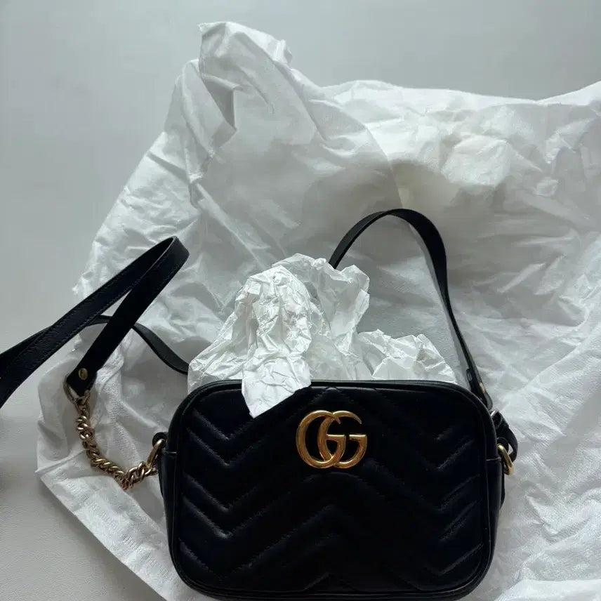 [BUNJANG] Gucci Marmont Matelassé Small Shoulder Bag / 구찌 가방