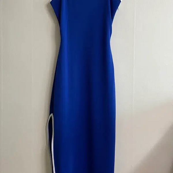 [BUNJANG] NDY Women's Track Long Dress Blue / (새상품) 엔디와이(NDY) 우먼스 트랙 롱 드레스 블루