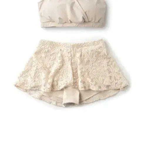 [BUNJANG] Rnic Polewear Love Poem Cream Lace Detail Pole Dancing Top / 르니끄폴웨어