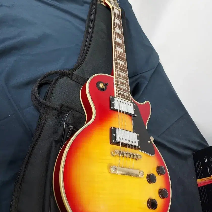 [BUNJANG] Epiphone Les Paul Custom Cherry Sunburst Electric Guitar / 나무좋고 잘만든 체리썬버스트 에피폰 커스텀 레스폴 기타