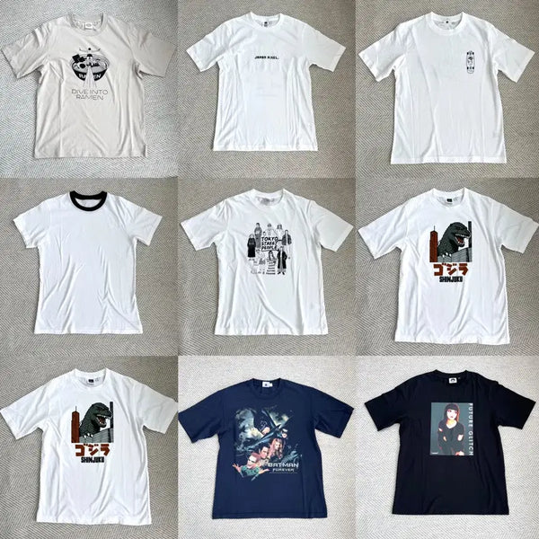 [BUNJANG] GU Japan Bundle Set 9x S Size Short Sleeve T-Shirts / 일괄)새상품 일본 GU 지유 반팔티 9장 s사이즈