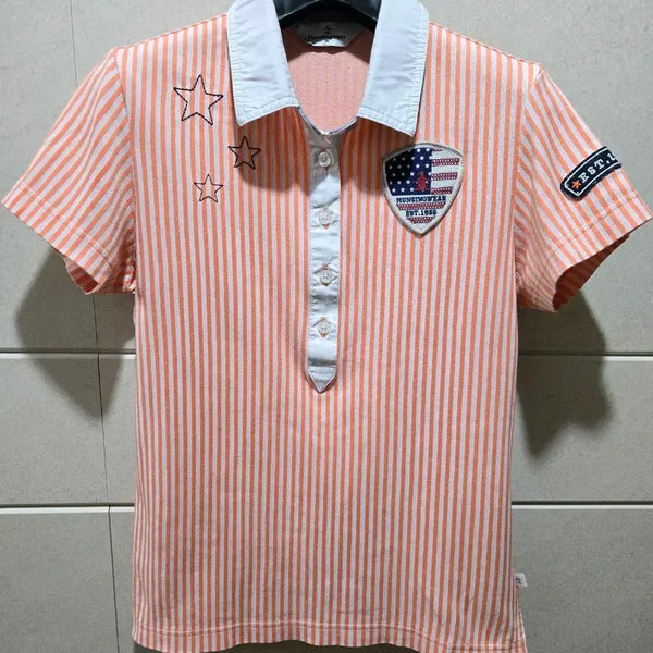 [BUNJANG] Munsingwear Golf Short Sleeve Polo Shirt Size 55-55.5 / 정품!먼싱웨어골프  반팔카라티 55~55반