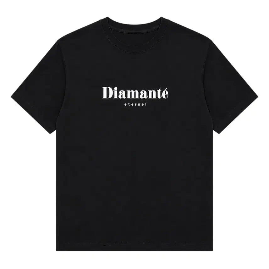 [BUNJANG] Humming Lettering Short Sleeve T-Shirt (Black) / 여성77/ Humming 레터링 반팔티셔츠BK A-99