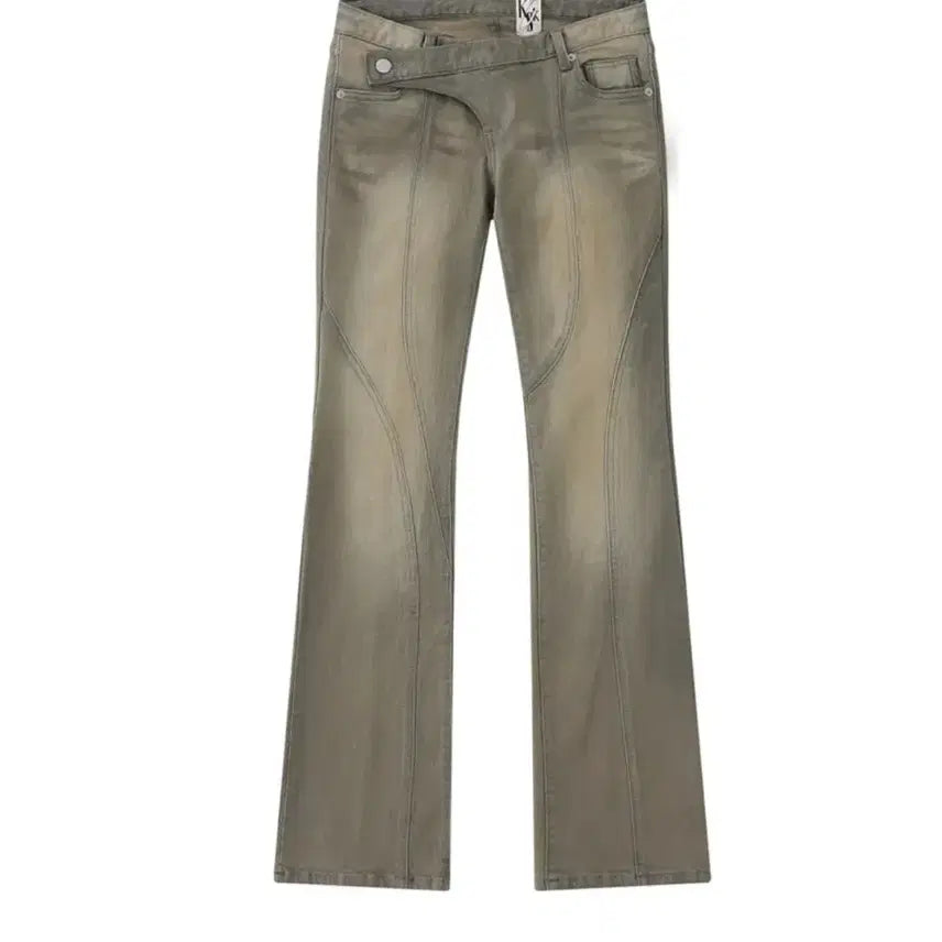 [BUNJANG] Kashiko Low-Rise Washed Jeans Beige / (새상품)카시코 로우라이즈 워싱진 베이지