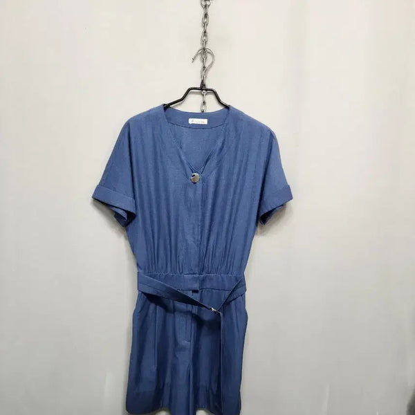 [BUNJANG] IT MICHAA Mohair Blend Jumpsuit Blue / 잇미샤 마혼방 점프수트 블루