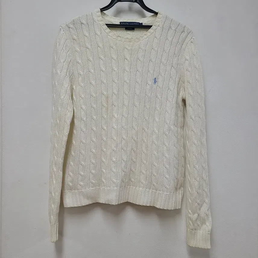[BUNJANG] Ralph Lauren Cotton Knit Ivory / 랄프로렌 면니트 66