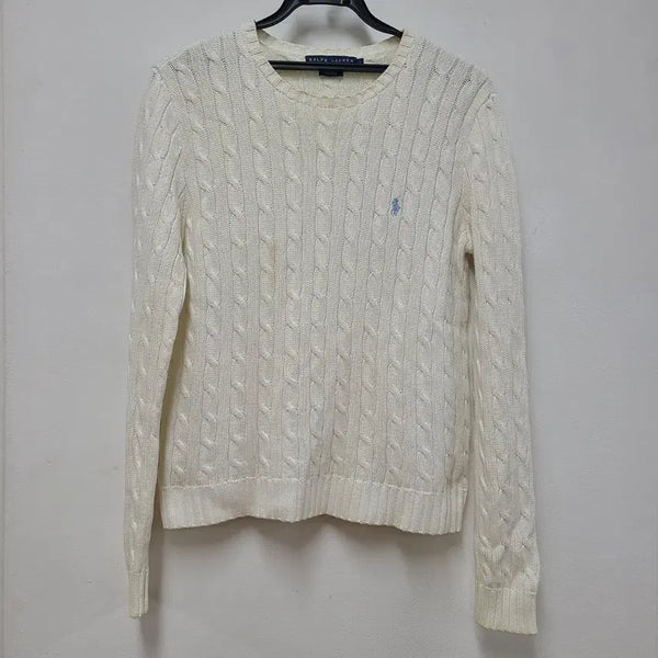 [BUNJANG] Ralph Lauren Cotton Knit Ivory / 랄프로렌 면니트 66