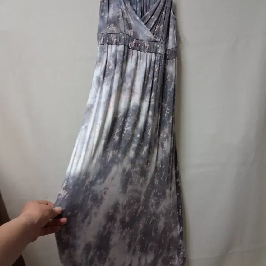 [BUNJANG] Tie-Dye Sleeveless Maxi Dress M / 나염 민소매 맥시 원피스M