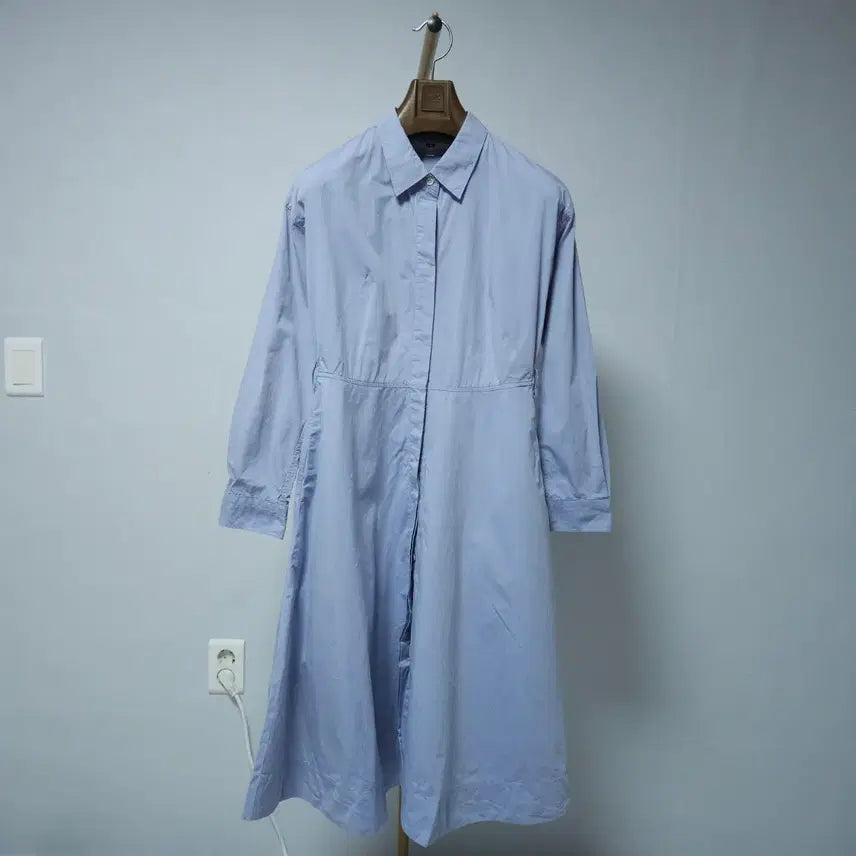 [BUNJANG] Uniqlo Women's Blue Dress (Size M) / M ) 유니클로 여성 블루 원피스