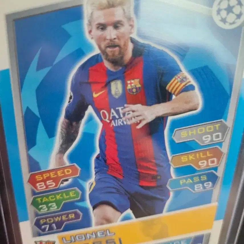 [BUNJANG] Lionel Messi Topps Match Attax Rare Card - Barcelona Era / 리오넬 메시 탑스 매치어택 희귀 카드 바로셀로나