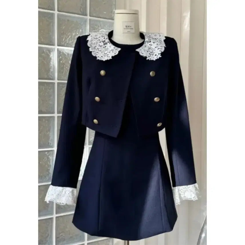 [BUNJANG] Women's Two-Piece Set (XS-S) - Formal Occasion Wear / 하객룩 투피스 세트 (xs~s 사이즈)