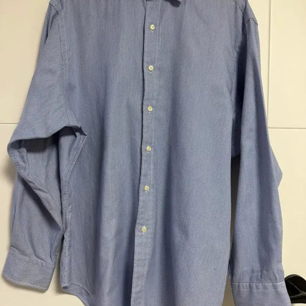[BUNJANG] Polo Ralph Lauren Philip Striped Big Size Shirt XL / 폴로 philip 빅사이즈 스트라이프 셔츠 17 1/2사이즈(XL)