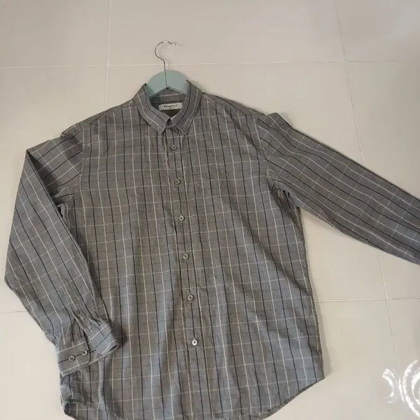 [BUNJANG] Beanpole Men's Check Shirt / 빈폴 남성 체크 셔츠