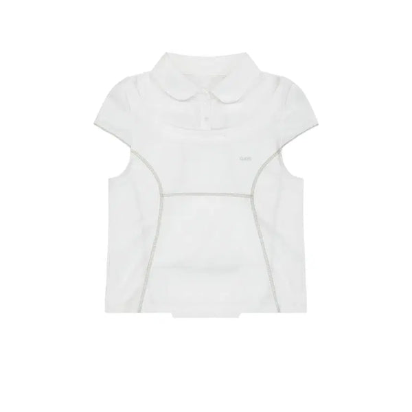 [BUNJANG] Ohos Detachable Collar T-shirt Off White / 오호스 디테처블 카라 티셔츠 오프 화이트 detachable collar T-shirt off white