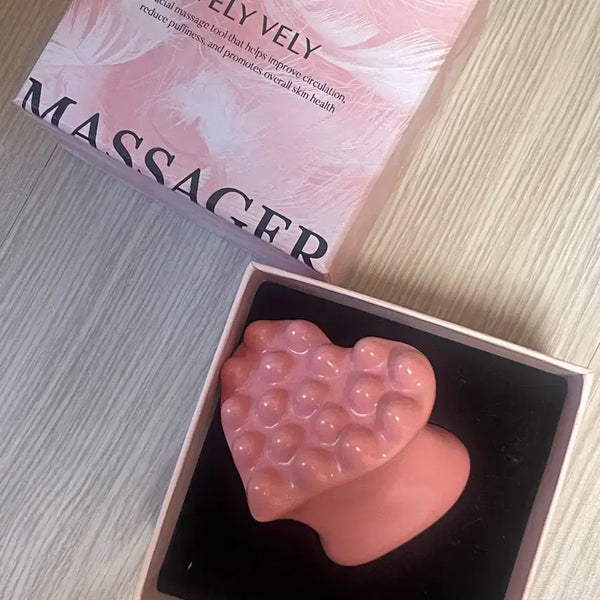 [BUNJANG] Jans Heart Gua Sha Pink / 잔스 하트 괄사