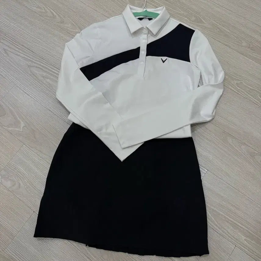 [BUNJANG] Callaway Women's Golf Long Sleeve Polo Shirt (Size 55) / 캘러웨이 여성골프웨어  카라티긴팔(55)