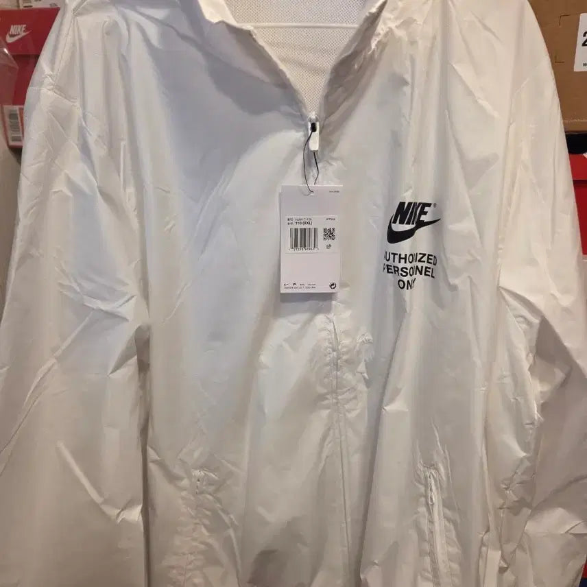 [BUNJANG] Nike Full Zip Woven Jacket HJ8117-100 White / 나이키 풀집 우븐 재킷 HJ8117-100 화이트