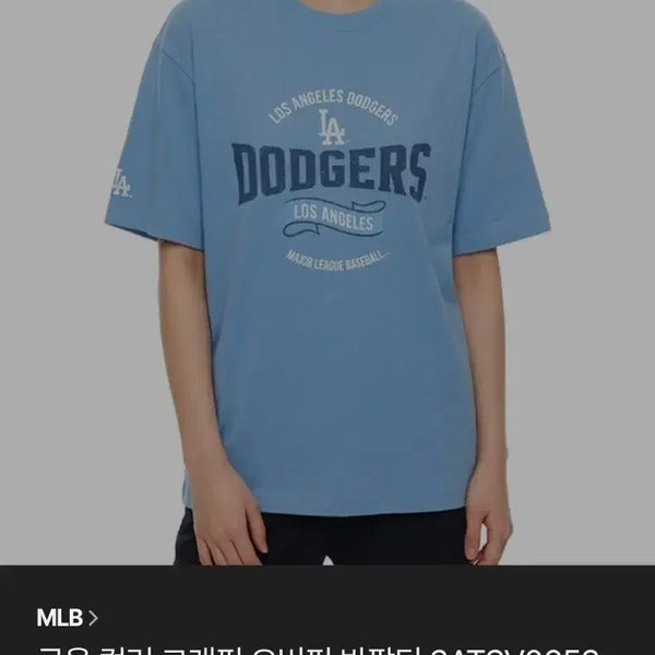 [BUNJANG] MLB LA Dodgers Oversized Short Sleeve T-Shirt Blue / MLB LA 다저스 오버핏 반팔티 블루