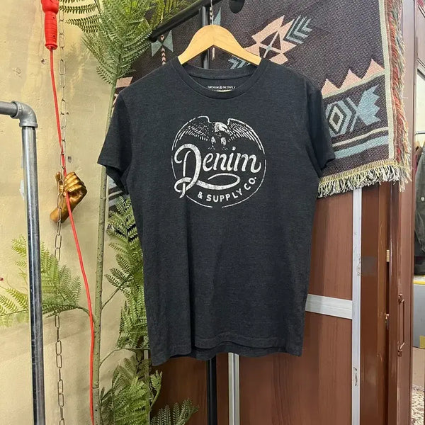 [BUNJANG] Denim Supply Eagle Graphic T-Shirt / 데님 서플라이 독수리 반팔티 #csz0270