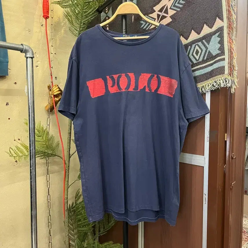 [BUNJANG] Polo Ralph Lauren Vintage Logo T-Shirt XL / 폴로 랄프로렌 빈티지 로고 반팔티 #csz0271