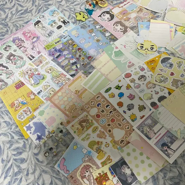 [BUNJANG] Ddakku Kiss-Cut Paper Sticker - Dot Dot Dot / 다꾸 키스컷 모조지 스티커 닷닷닷