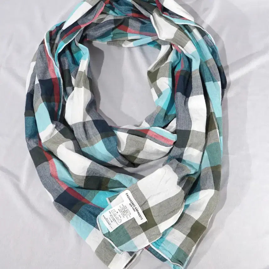 [BUNJANG] Engineered Garments Check Long Scarf / 엔지니어드 가먼츠 셔츠 롱 스카프