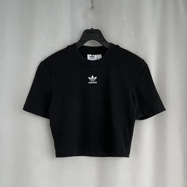 [BUNJANG] Adidas Cropped Short Sleeve T-Shirt Size S / 아디다스 크롭 반팔 티셔츠/#4398