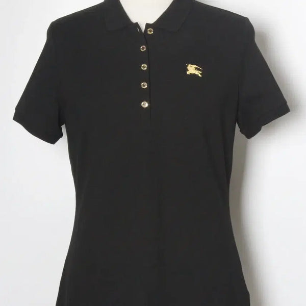 [BUNJANG] Burberry Embroidered Logo Cotton Pique Shirt - L / 버버리 자수로고 코튼 피케 셔츠 L