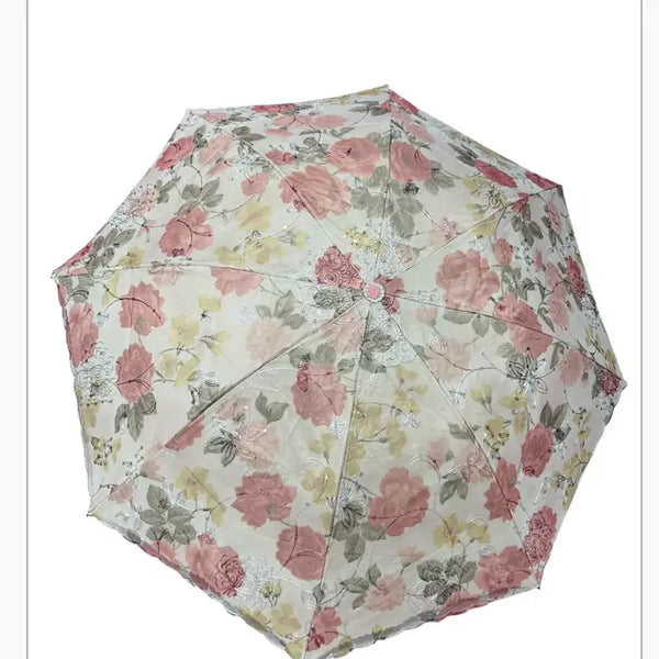 [BUNJANG] Floral Embroidery Parasol & Umbrella / 플라워자수양산&우산.새제품