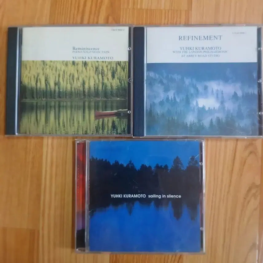 [BUNJANG] Yuki Kuraomoto CD Bundle (Reminiscence, Refinement, Sailing in Silence) / 유키 구라모토 CD 3종 일괄 (Reminiscence, Refinement, Sailing in Silence)