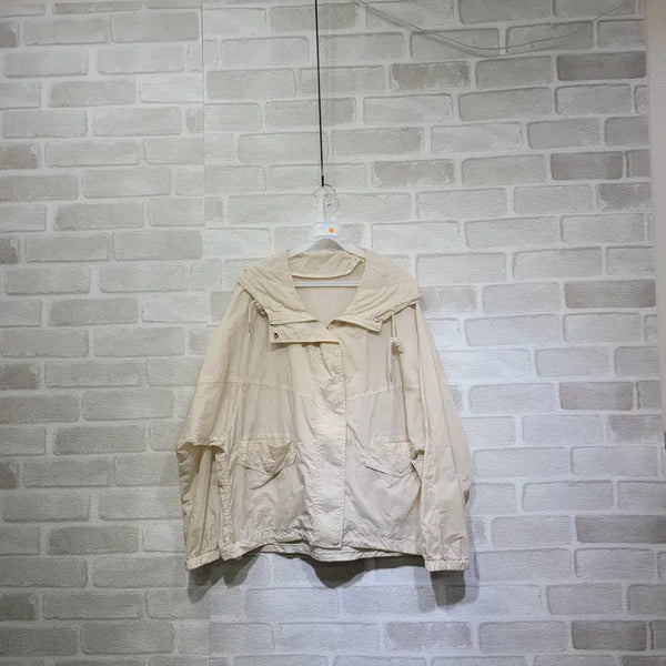 [BUNJANG] Hooded Windbreaker Jacket / ㅈ182 후드 바람막이 88