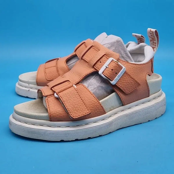 [BUNJANG] Dr. Martens Carmilla Peach Women's Sandals 230 / a 닥터마틴 카밀라 피치 여성샌들230