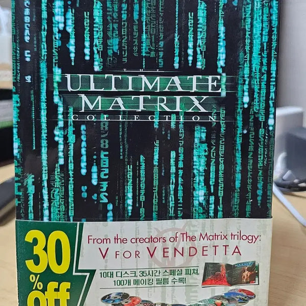 [BUNJANG] The Matrix Ultimate Collection DVD 10-Disc Set / 매트릭스 얼티밋 컬렉션 DVD 10디스크 세트