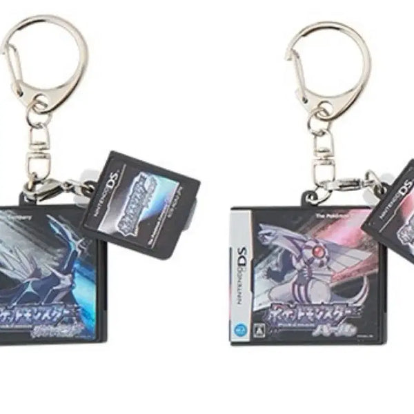 [BUNJANG] Pokemon 30th Anniversary Game Card Cartridge Dialga Palkia Keyring Gacha / 포켓몬스터 30주년 게임카드 카트리지 디아루가 펄기아 키링 가챠