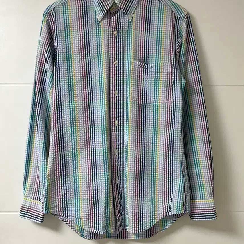 [BUNJANG] Brooks Brothers Check Seersucker Shirt / 브룩스브라더스 셔츠