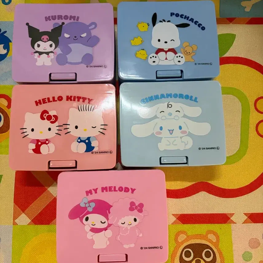 [BUNJANG] Sanrio One-Touch Storage Box (Kuromi, Kitty, Pochacco, Cinnamoroll, My Melody) / 산리오 원터치수납함 5종 (쿠로미,키티,포차코,시나모롤,마멜)