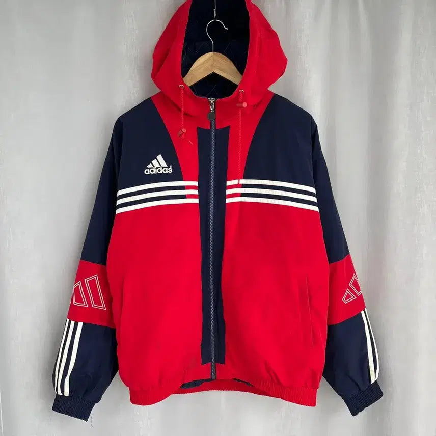 [BUNJANG] Adidas Old School Windbreaker Jacket / 아디다스 올드스쿨 바람막이/#4406