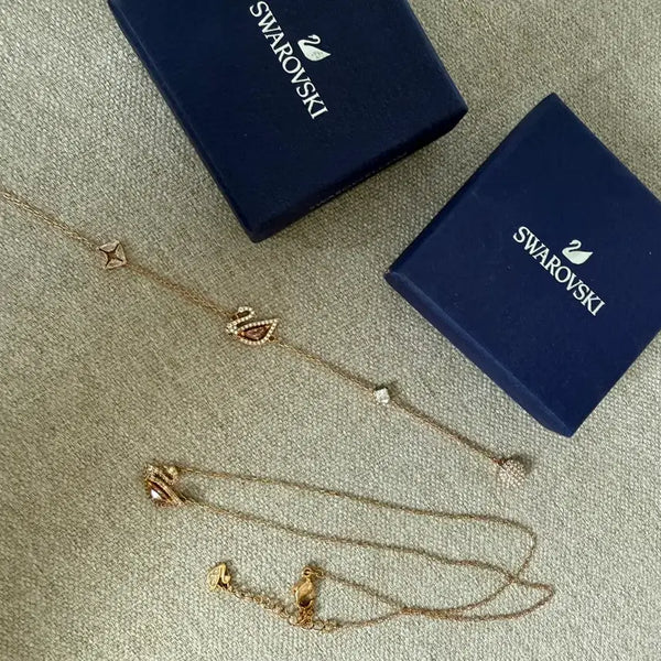 [BUNJANG] Swarovski Bracelet & Necklace Set / 스와로브스키 팔찌&목걸이