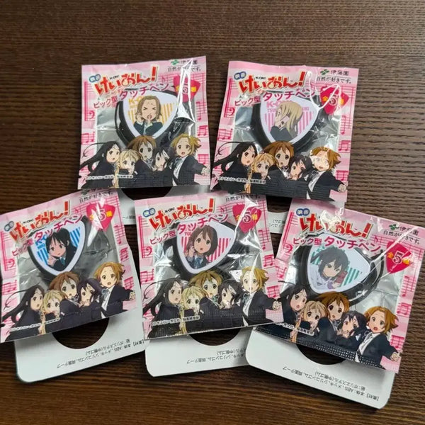 [BUNJANG] K-ON! Classic Guitar Pick Strap Keychain Bundle Set / 케이온 고전 기타 피크 스트랩 키링 일괄