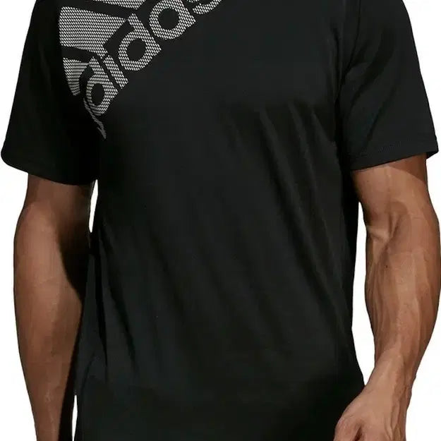 [BUNJANG] Adidas FreeLift BOS Graphic Performance T-Shirt M / 아디다스 프리리프트 BOS 그래픽 기능성 반팔티 95