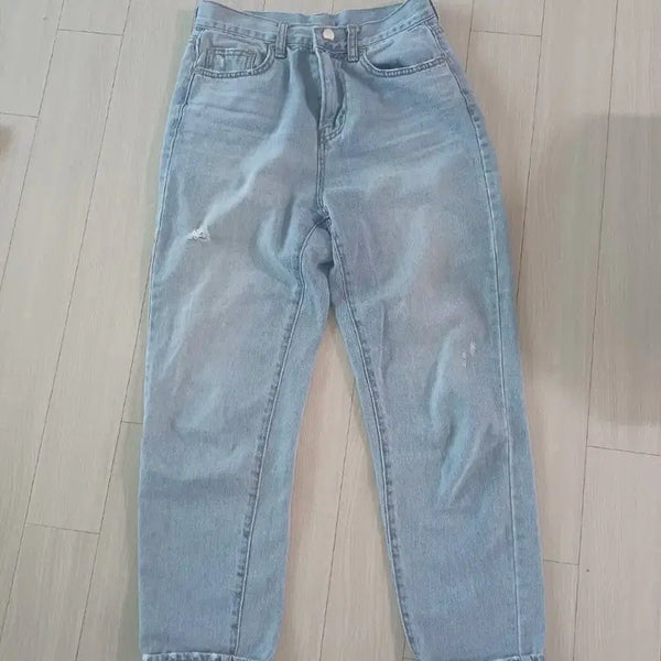 [BUNJANG] Some J Light Wash Denim Jeans / 썸제이 연청 데님